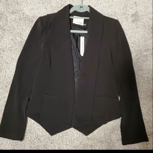 Nwt mustard seed black blazer sz m